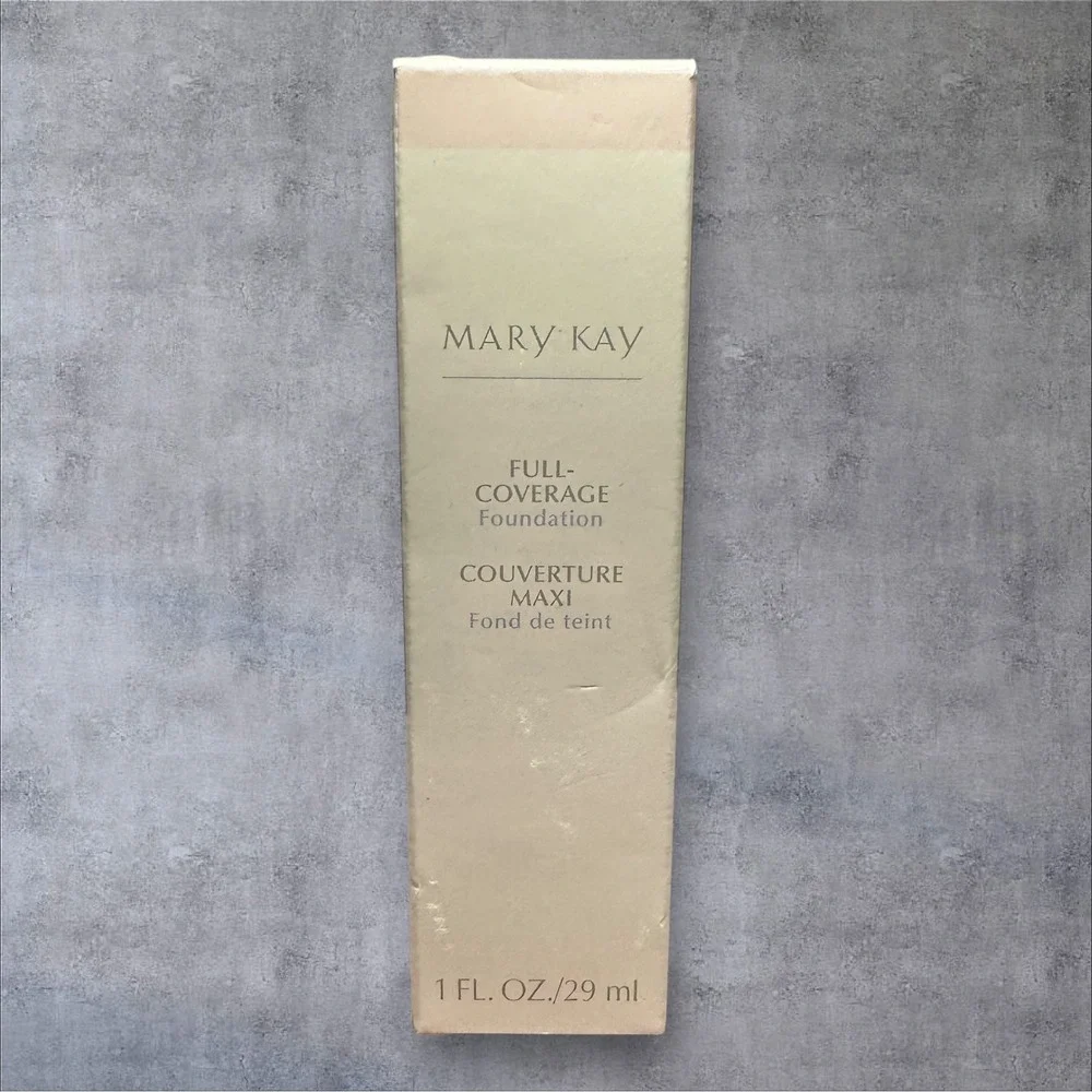 MMary‎ Kay Full Coverage Foundation IVORY 200 - Gray Cap # 367300 New Old Stock